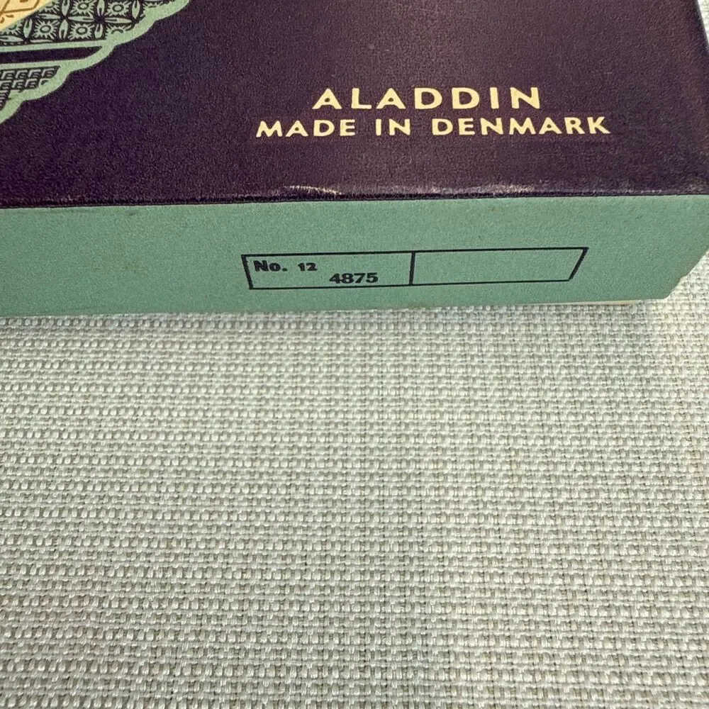 Vintage Old Willow Aladdin Made in Denmark - Original Box - Candles and Napkins